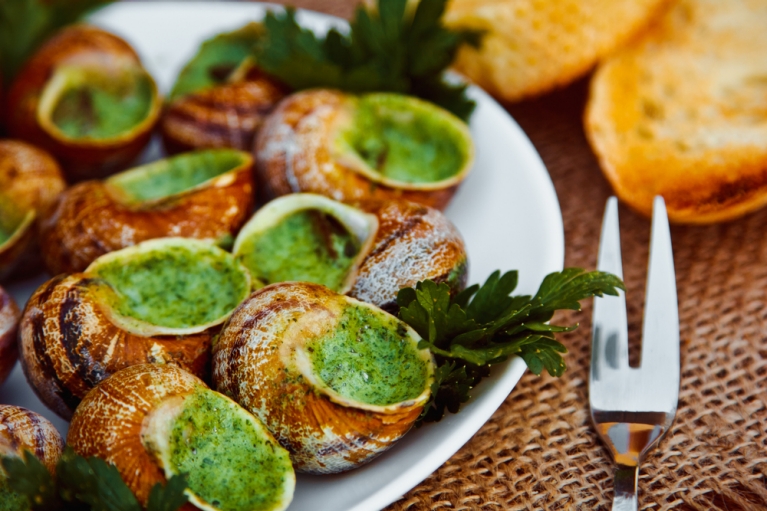 Escargots in France